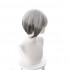 Game Identity V Mechanic Tracy Reznik Silver Gray Gradient Short Cosplay Wigs