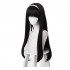 Anime Inuyasha Kikyo Long Straight Black Cosplay Wigs