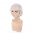 Anime Tokyo Ghoul Haise Sasaki 35cm White Cosplay Wigs