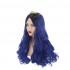Movie Descendants 3 Evie Blue Cosplay Wigs