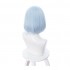 Anime Date A Live Origami Tobiichi Short Light Blue Cosplay Wigs