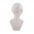 Anime Cells at Work White Blood Cell Short White Cosplay Wigs