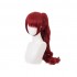 Anime Persona 5 Kasumi Yoshizawa Long Wine Red Cosplay Wigs