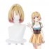 Anime Rent-A-Girlfriend Mami Nanami Short Yellow Gradient Pink Cosplay Wigs