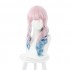 Anime Akudama Drive Doctor Long Pink Gradient Blue Cosplay Wigs