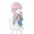 Anime Akudama Drive Doctor Long Pink Gradient Blue Cosplay Wigs