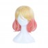 Anime Angels of Death Catherine Ward Cathy Short Blond Gradient Pink Cosplay Wigs