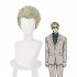 Anime Jujutsu Kaisen Kento Nanami Short Mixed Green Cosplay Wigs