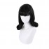 Women Fashion Short Black Curls Sweet Bangs Lolita Wig