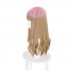 Anime SSSS.DYNAZENON Minami Yume Pink Gradient Brown Long Curly Cosplay Wigs