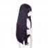 Anime Osananajimi ga Zettai ni Makenai Love Comedy Kachi Shirokusa Black Purple Long Cosplay Wig