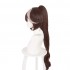 Anime Uma Musume Pretty Derby Tokai Teio Brown Long Ponytail Cosplay Wigs