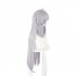 Game Uma Musume Pretty Derby Oguri Cap Silver Gray Long Copslay Wigs