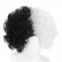 Movie Cruella Cruella De Vil B Black White Curly Cosplay Wigs