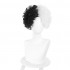 Movie Cruella Cruella De Vil B Black White Curly Cosplay Wigs