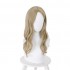 Movie Resident Evil Village Bela Dimitrescu Brown-Yellow Long Curly Cosplay Wigs