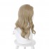 Movie Resident Evil Village Bela Dimitrescu Brown-Yellow Long Curly Cosplay Wigs