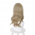 Movie Resident Evil Village Bela Dimitrescu Brown-Yellow Long Curly Cosplay Wigs