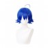 Anime Welcome to Demon School! Iruma-kun Iruma Suzuki Blue Cosplay Wigs