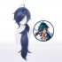 Game Genshin Impact Kaeya Alberich Blue Long Cosplay Wigs