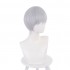 Game Light and Night Sariel Silver Gray Short Cosplay Wigs