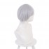 Game Light and Night Sariel Silver Gray Short Cosplay Wigs