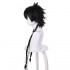 Anime Blue Period Haruka Hashida Black Long Twist Braid Cosplay Wigs