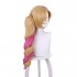 Game LOL Cafe Cutie Gwen Red &amp; Blonde Cosplay Wigs With Twist Braid