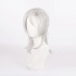 Anime Demon Slayer Kimetsu no Yaiba Uzui Tengen Silver Gray Cosplay Wigs