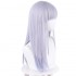 Anime Aharen-san wa Hakarenai Aharen Reina Gray Purple Cosplay Wigs