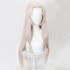 Game Naraka: Bladepoint Tsuchimikado Kurumi Cherry Gray Cosplay Wigs