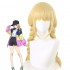 Anime Ya Boy Kongming! Eiko Tsukimi Yellow Cosplay Wigs