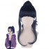 Anime Naruto Hinata Hyuga Ponytail Curly Hair Cosplay Wigs