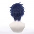 Anime Ensemble Stars!! Eden Eve Jun Sazanami Blue Cosplay Wigs