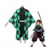 Anime Demon Slayer Kimetsu no Yaiba Tanjiro Kamado Kimono Cosplay Costumes