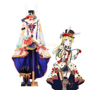 Anime LoveLive! Ayase Eli and μ‘s All Members Circus Uniform Cosplay Costume