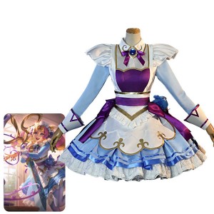 Game LOL Cafe Cutie Gwen Fullset Cosplay Costumes