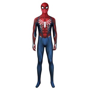 Spider-Man PS5 2 Peter Parker Spiderman Jumpsuit Cosplay Costumes with Headgear