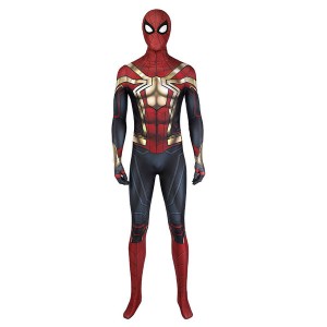 Spider-Man 3 No Way Home Peter Parker Jumpsuit Cosplay Costumes with Headgear