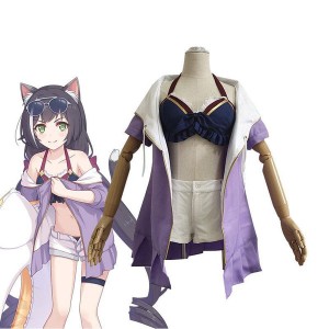 Anime Princess Connect! Re:Dive Kiruya Momochiru Swimsuit Cosplay Costumes