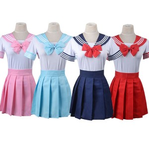 Anime Sailor Moon JK Uniform Cosplay Costumes