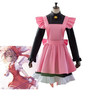 Anime Cardcaptor Sakura: Clear Card Sakura Kinomoto Cosplay Costumes