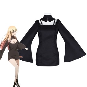 Anime My Dress-Up Darling Marin Kitagawa Black Dress Cosplay Costume