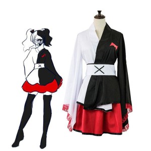 Danganronpa: Trigger Happy Havoc Monokuma Black and White Bear Kimono Cosplay Costumes