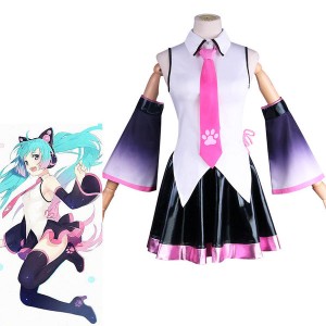 Vocaloid Hatsune Miku 2021 Birthday Happy Cat Ver Cosplay Costumes