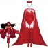 Wanda Vision Wanda Maximoff Scarlet Witch Cosplay Costume With Cloak