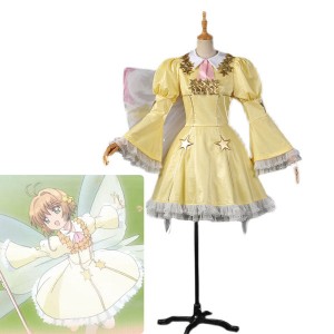 Anime Cardcaptor Sakura Sakura Kinomoto Star Dress Cosplay Costumes