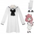 Anime SPY×FAMILY Anya Forger White Dress Cosplay Costumes