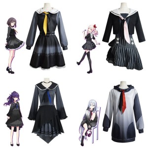 Anime Vocaloid Project Sekai: Colorful Stage Feat Hatsune Miku Lolita Dress Cosplay Costumes