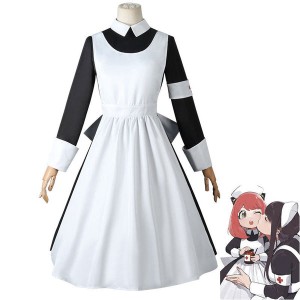 Anime SPY×FAMILY Anya Forger Maid Dress Cosplay Costumes